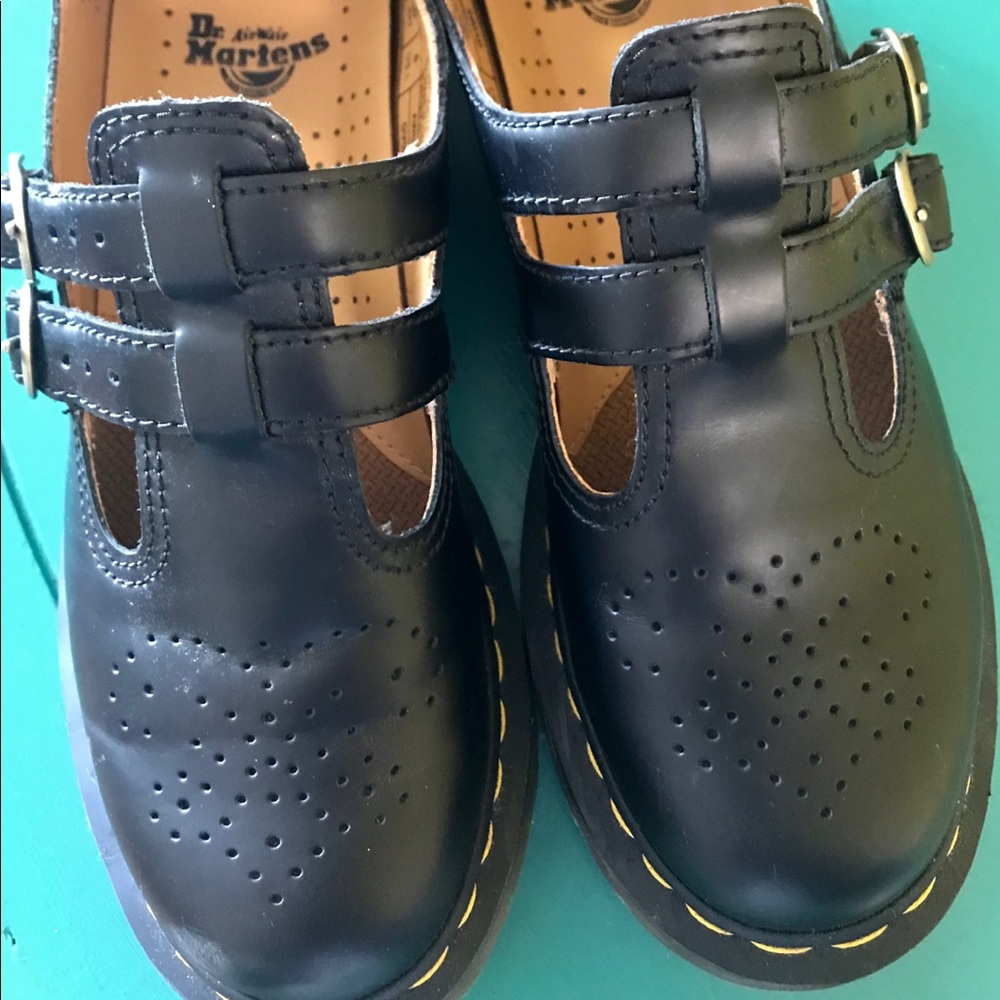 Doc Marten Black Mary Jane (8066 Virginia) size 8